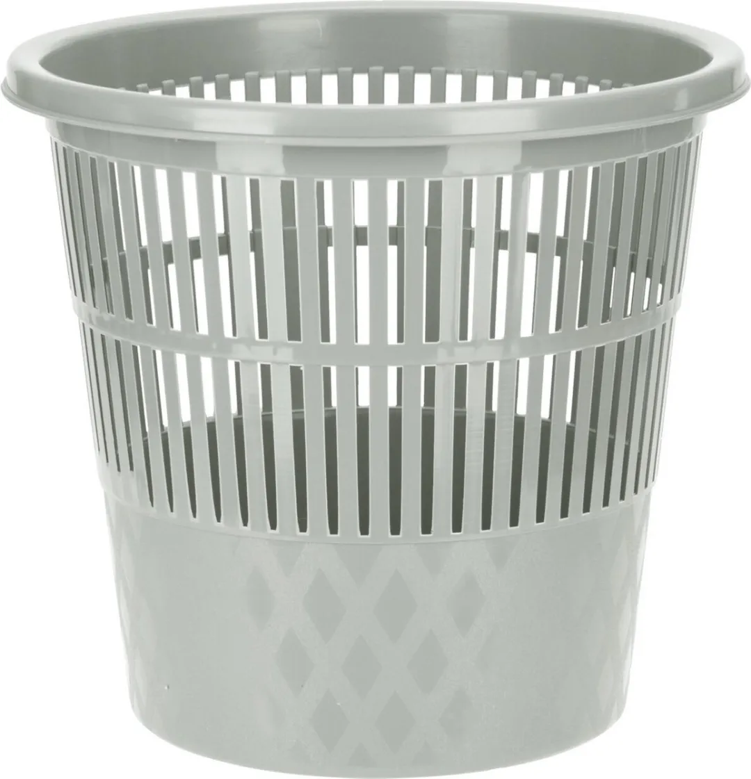 Excellent Houseware Vuilnisbakken 20L - 2 Stuks Grijs