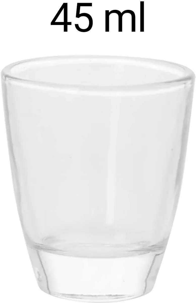 Alpina Shotglazen 6 Stuks 45ml - Borrelglaasjes - Doorzichtig