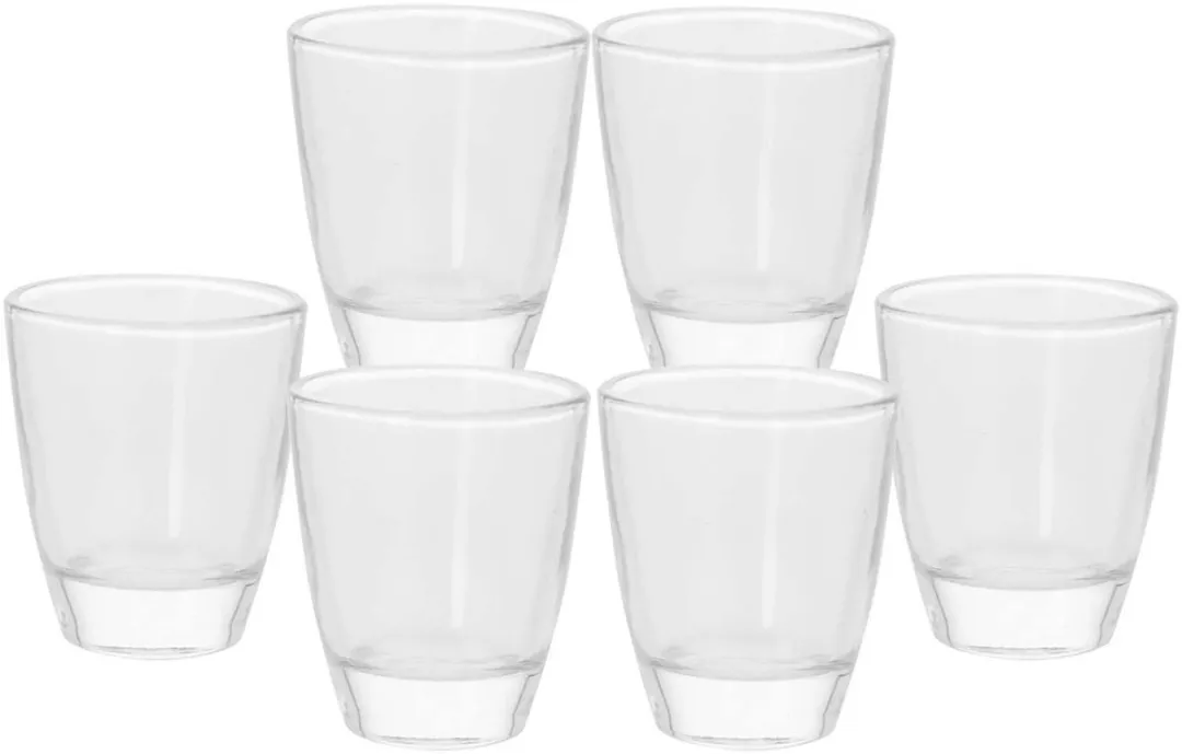 Alpina Shotglazen 6 Stuks 45ml - Borrelglaasjes - Doorzichtig