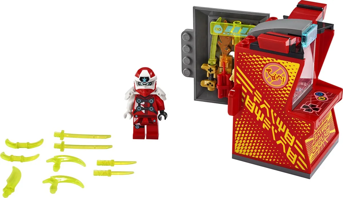 LEGO Ninjago Arcade Pod Kai 71714 - 47 Stukken - Rood