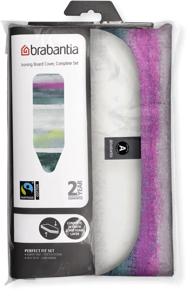 Brabantia Strijkplankhoes A 110x30cm - Complete Set - Morning Breeze