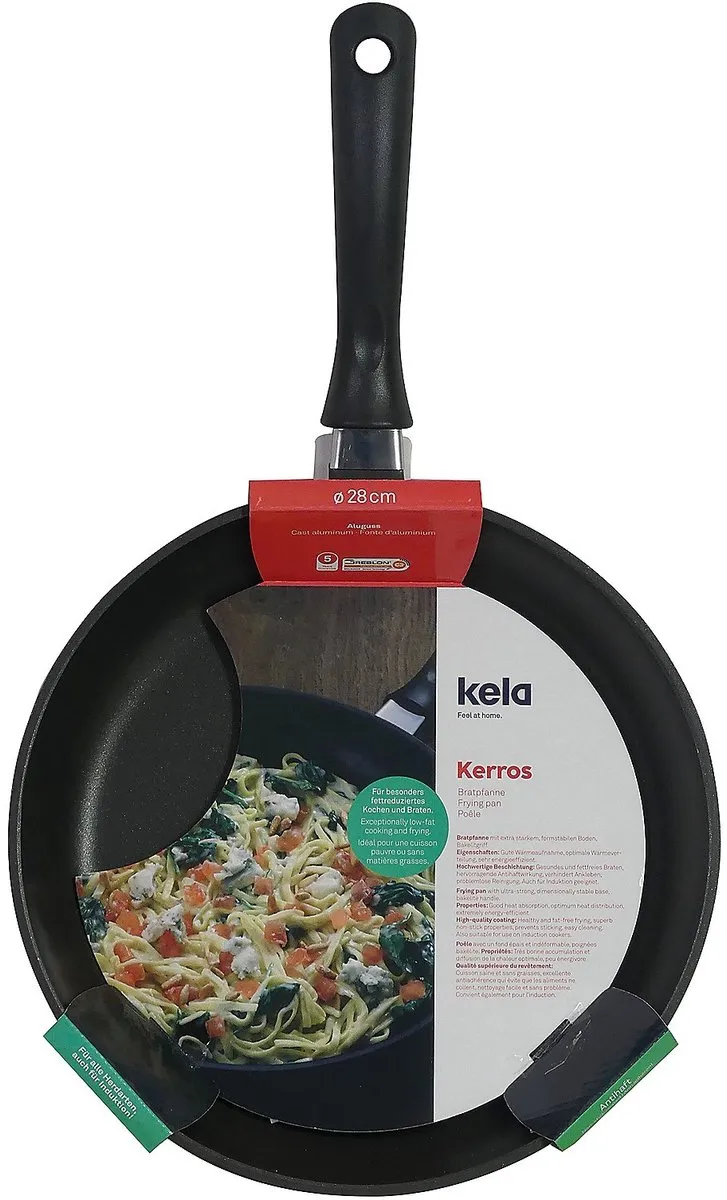 Kela Kerros Koekenpan 28cm - Zwart