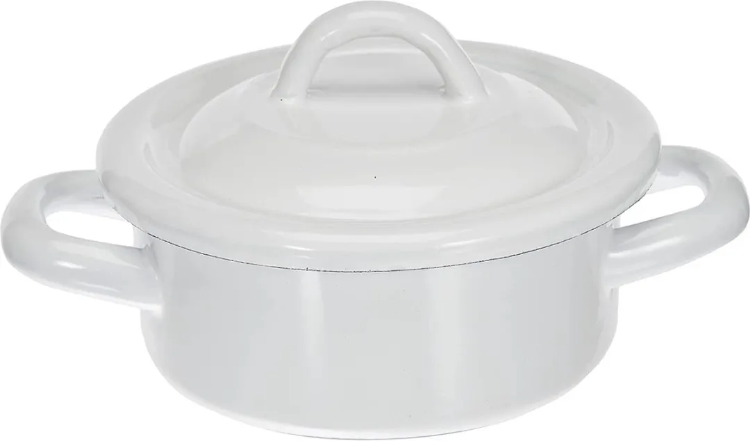 Ibili Vintage Rechte Mini-braadpan 12cm - Wit