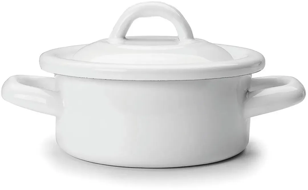Ibili Vintage Rechte Mini-braadpan 12cm - Wit - afbeelding 6 van 6