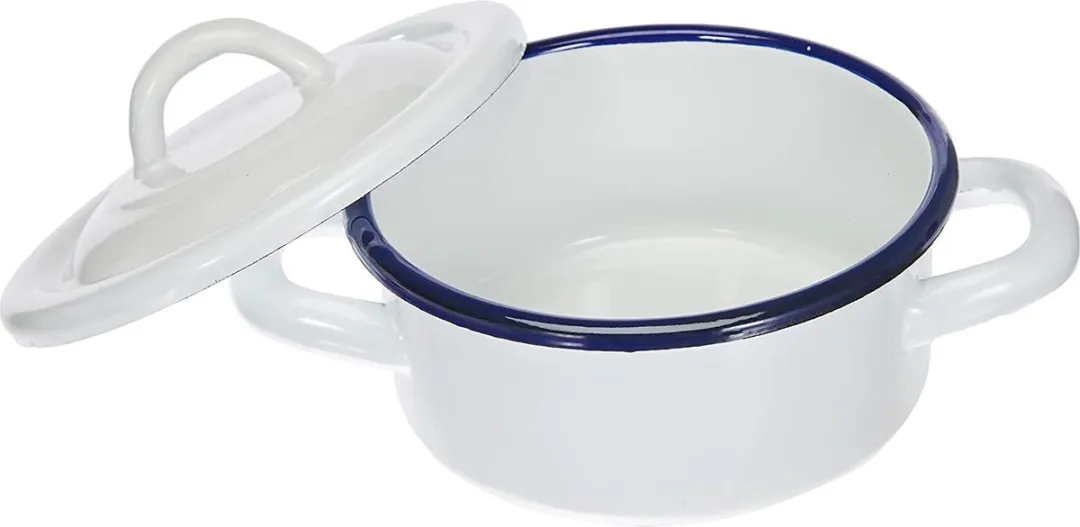 Ibili Vintage Rechte Mini-braadpan 12cm - Wit