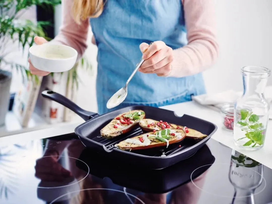Beka Energy Grillpan 28x28cm - Keramische antikleeflaag - Zwart