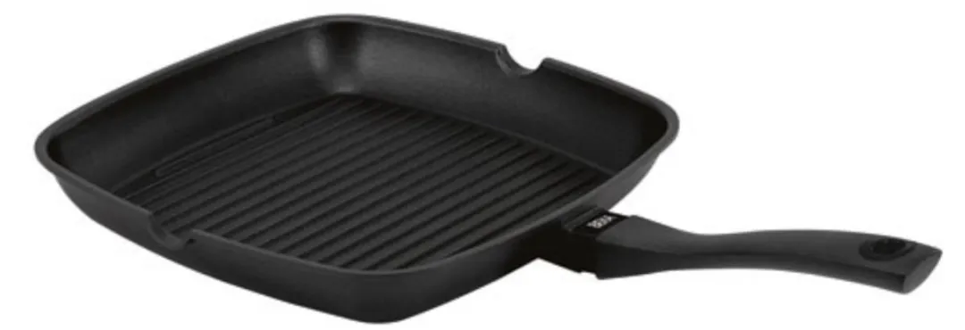 Beka Energy Grillpan 28x28cm - Keramische antikleeflaag - Zwart