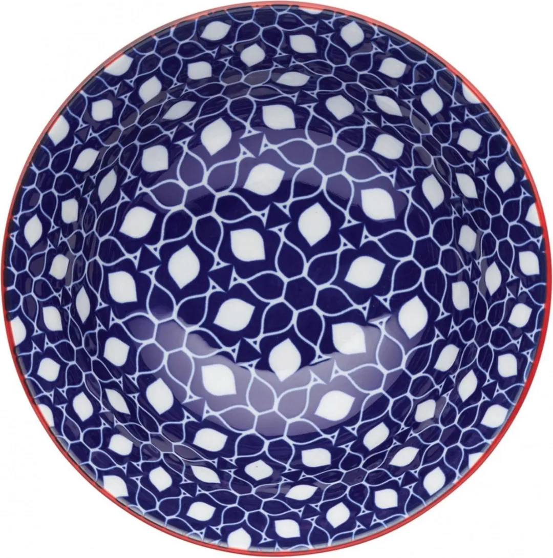 KitchenCraft Kom Blauw Keramiek 15,7cm