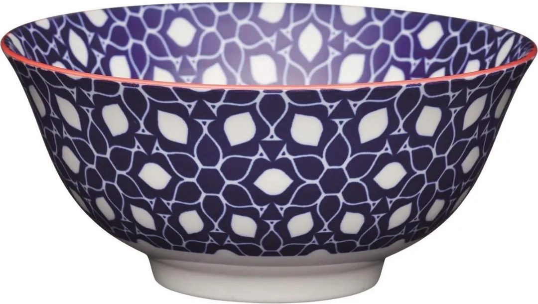 KitchenCraft Kom Blauw Keramiek 15,7cm