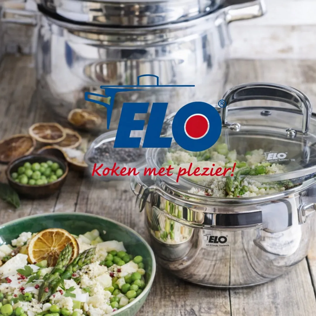 Fackelmann Elo 9807350 Set van 2 Aluminium Pannen - 24cm - Zwart