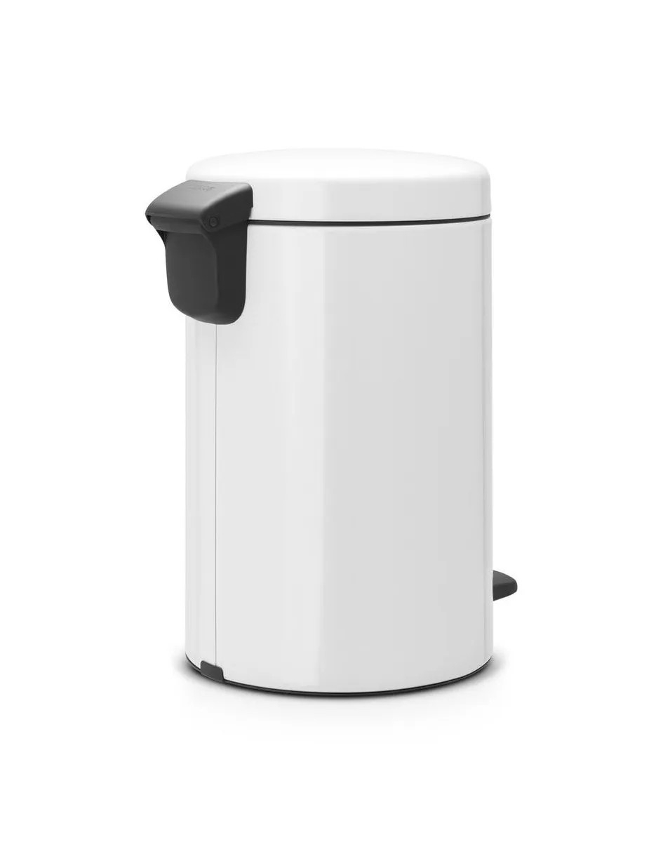 Brabantia NewIcon Prullenbak 20L - Wit met metalen binnenemmer - afbeelding 6 van 6