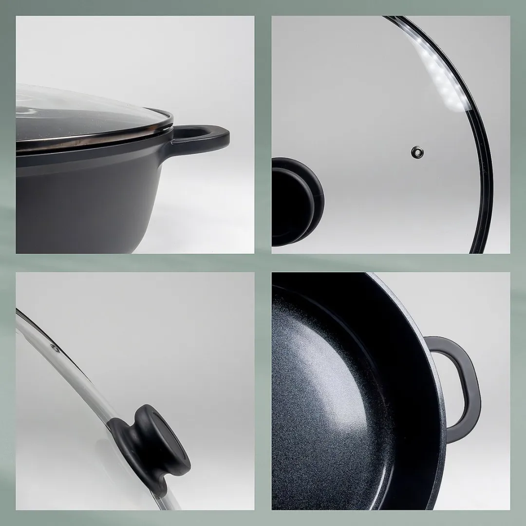 Kela Atura Braadpan 5.0L - Zwart - PFAS/PTFE-vrij