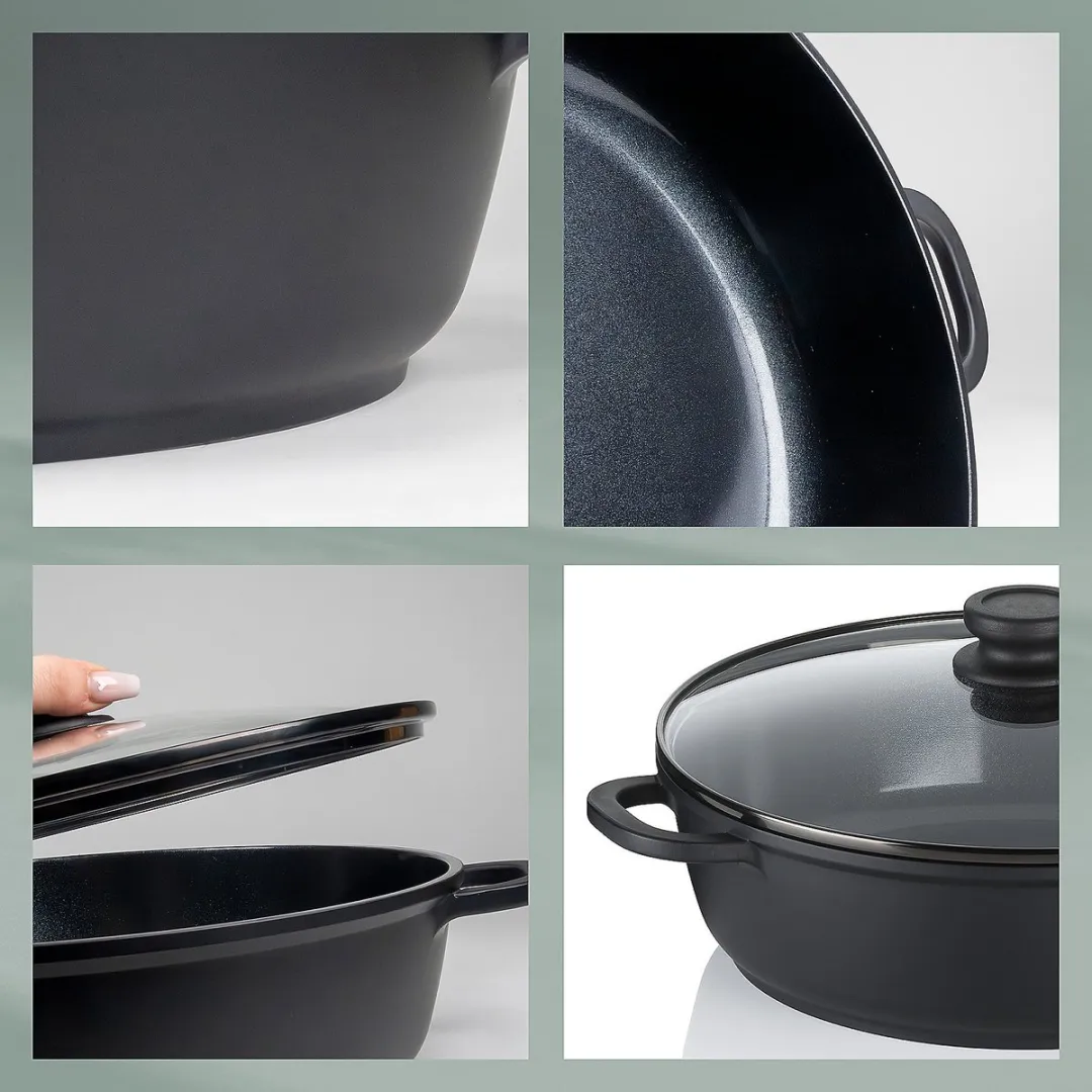 Kela Atura Braadpan 5.0L - Zwart - PFAS/PTFE-vrij