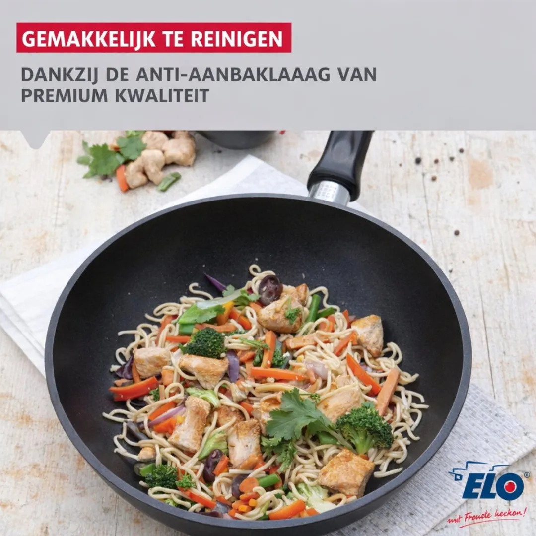 Fackelmann Elo 9992950 Anti-aanbakset 20/24/28cm - Zwart