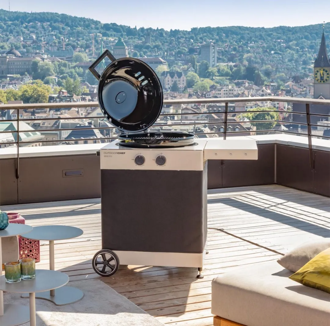 OutdoorChef Arosa 570 G Tex BBQ - 57cm - 2 Branders - 15 Burgers - Multi Color