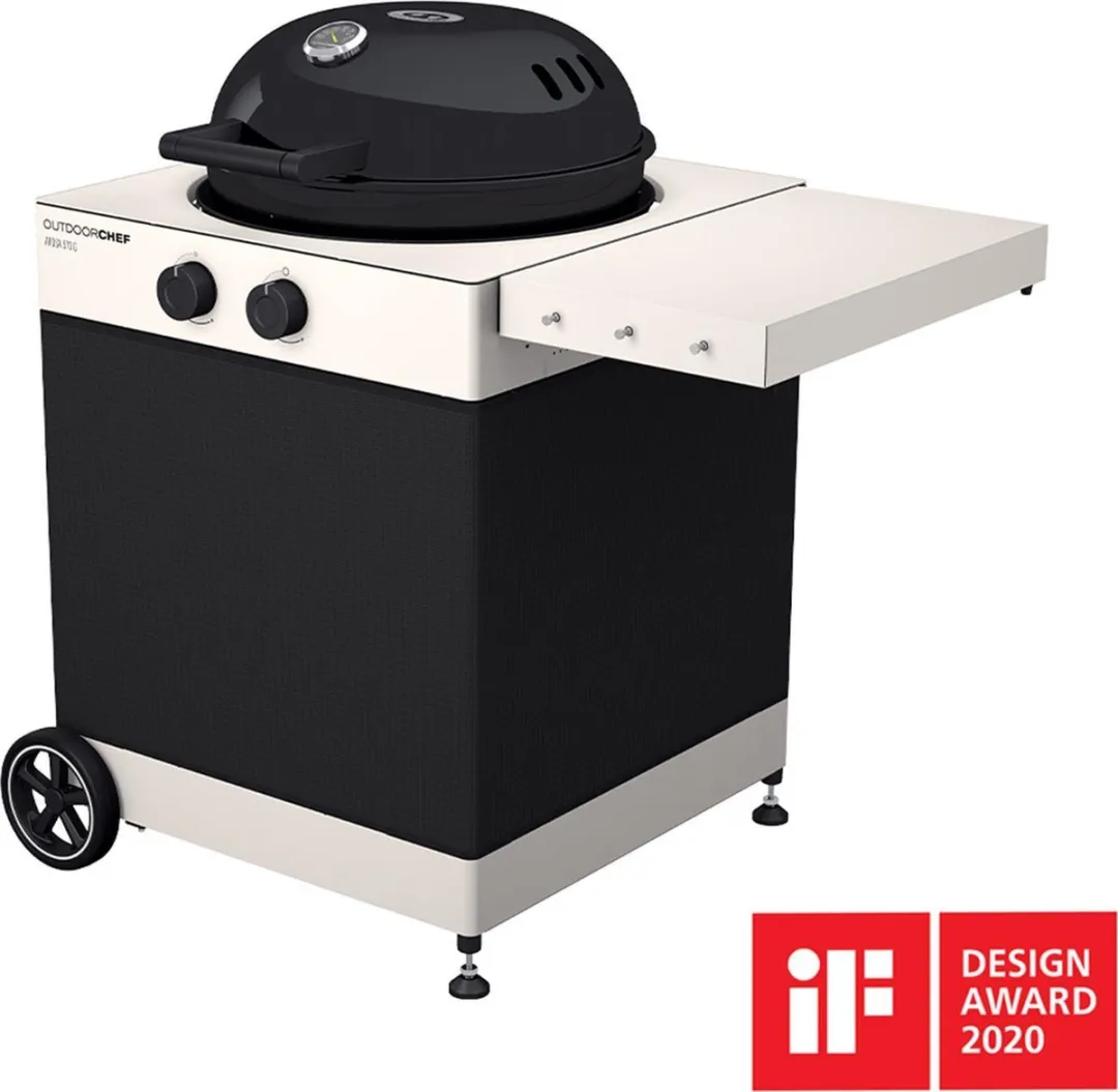 OutdoorChef Arosa 570 G Tex BBQ - 57cm - 2 Branders - 15 Burgers - Multi Color