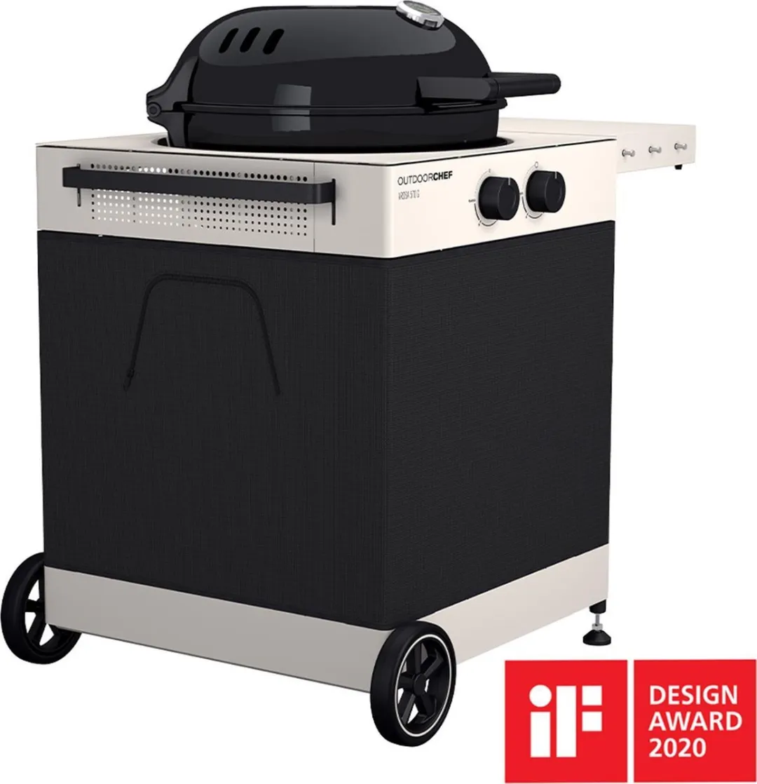 OutdoorChef Arosa 570 G Tex BBQ - 57cm - 2 Branders - 15 Burgers - Multi Color
