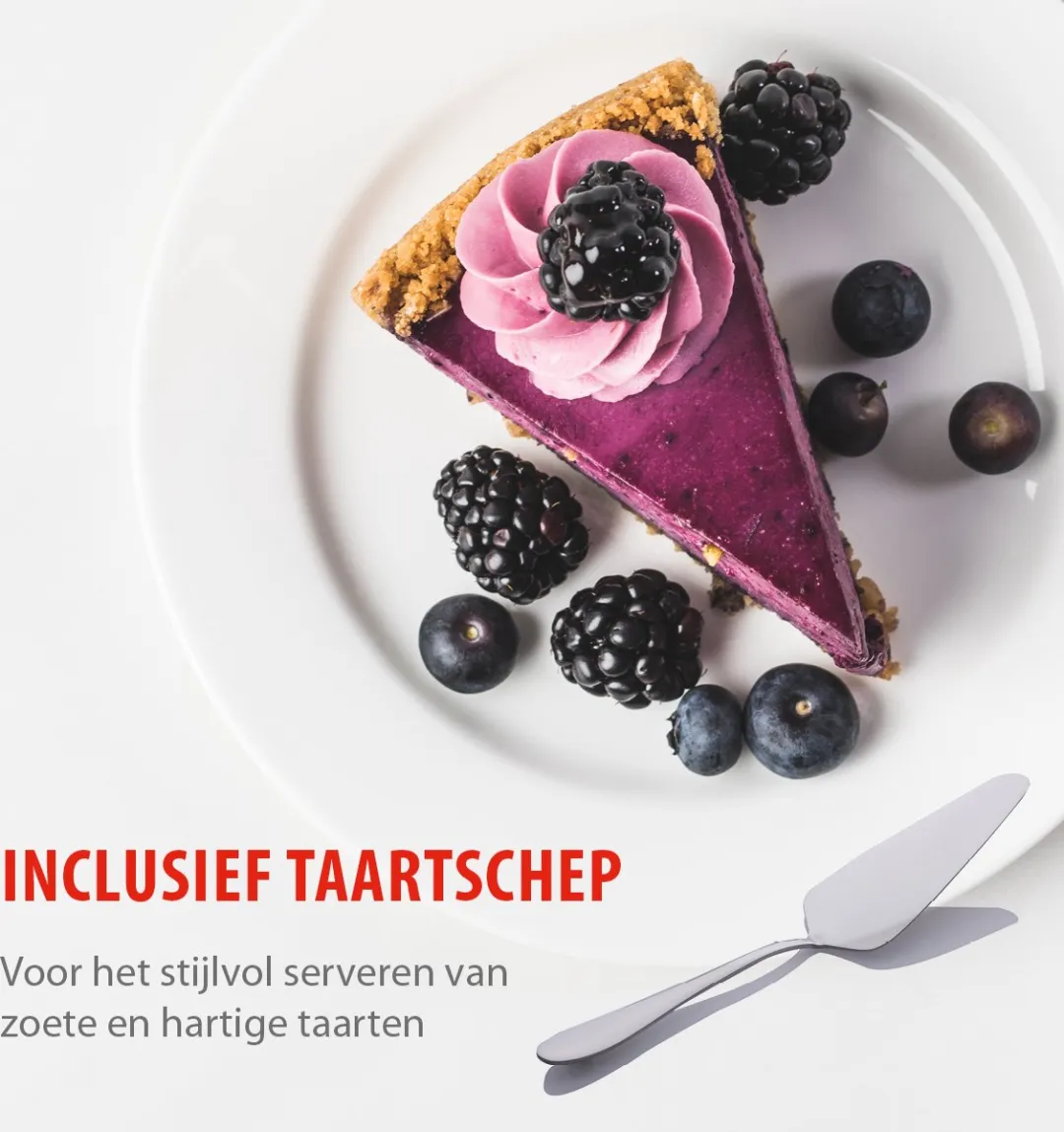 Alpina Bestekset 12 Persoons - 70-delig RVS Zilver