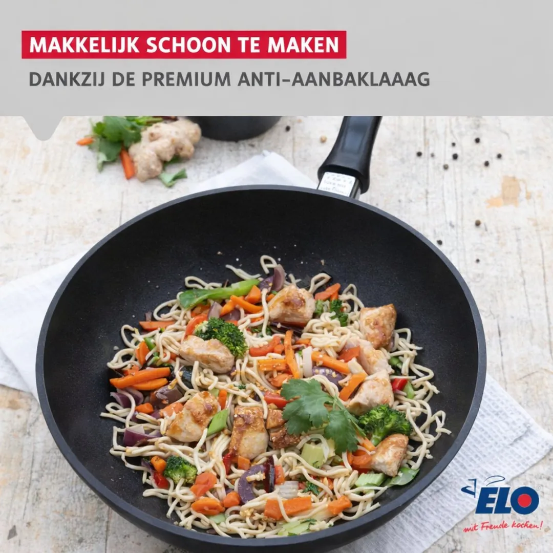 Fackelmann Elo 9906950 Pan 28cm - Aluminium - Zwart