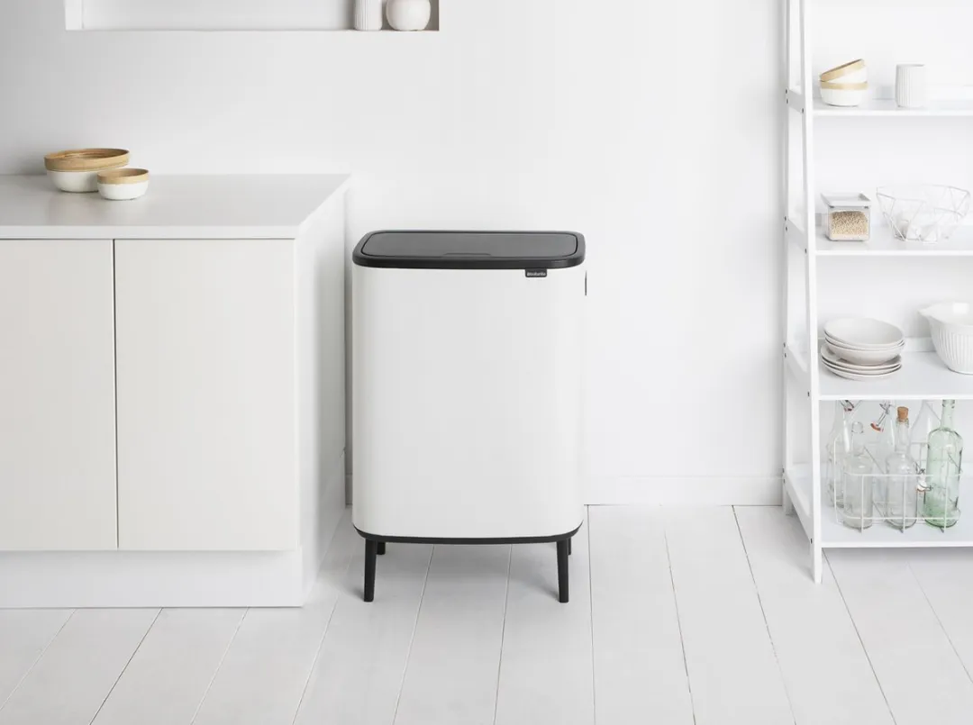 Brabantia Bo Touch Bin Hi Prullenbak 60L - 1 Vak - Wit - afbeelding 6 van 6