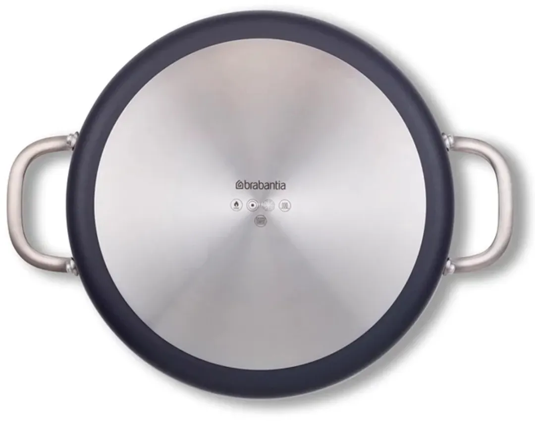 Brabantia Zenn Skillet/Hapjespan Ø28cm - Donker grijs - afbeelding 6 van 6