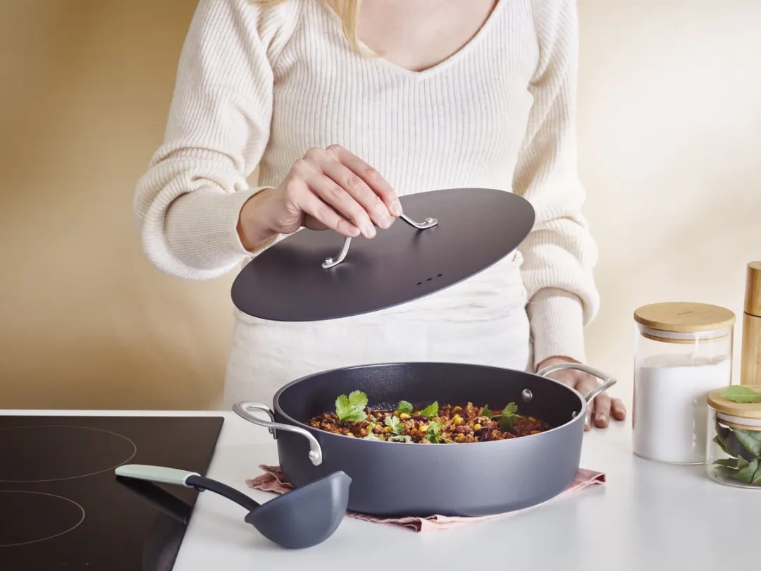Brabantia Zenn Skillet/Hapjespan Ø28cm - Donker grijs