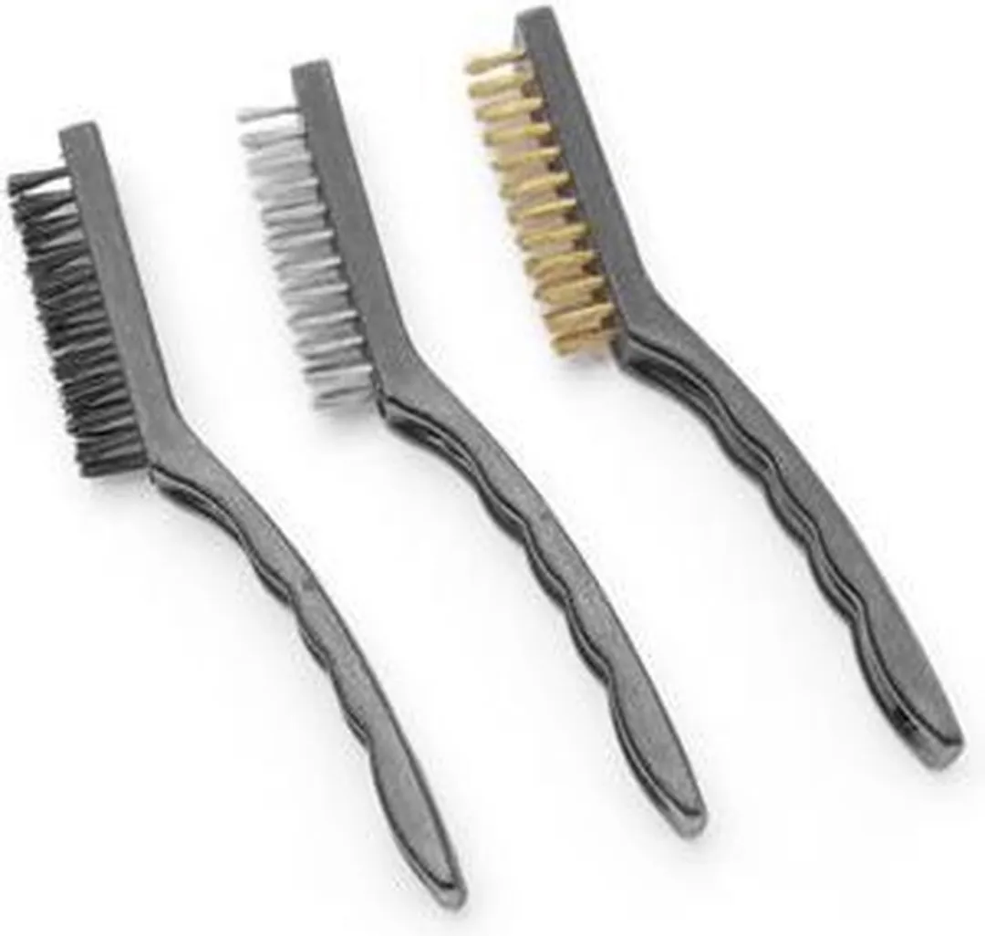 HENDI Set Smalle Grillborstels 178mm - 3 Stuks