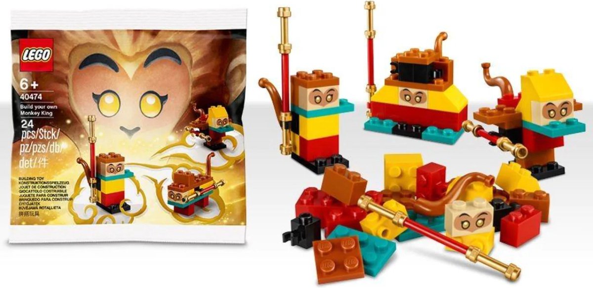 Lego Monkie Kid Build your own Monkey King - 40474 (Polybag)