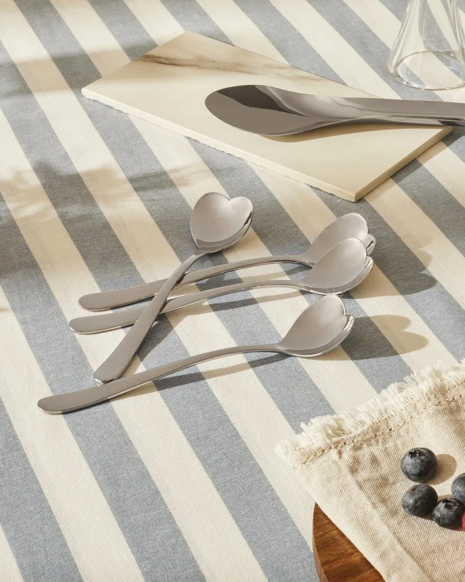 Alessi Big Love IJslepels RVS - 4 Stuks