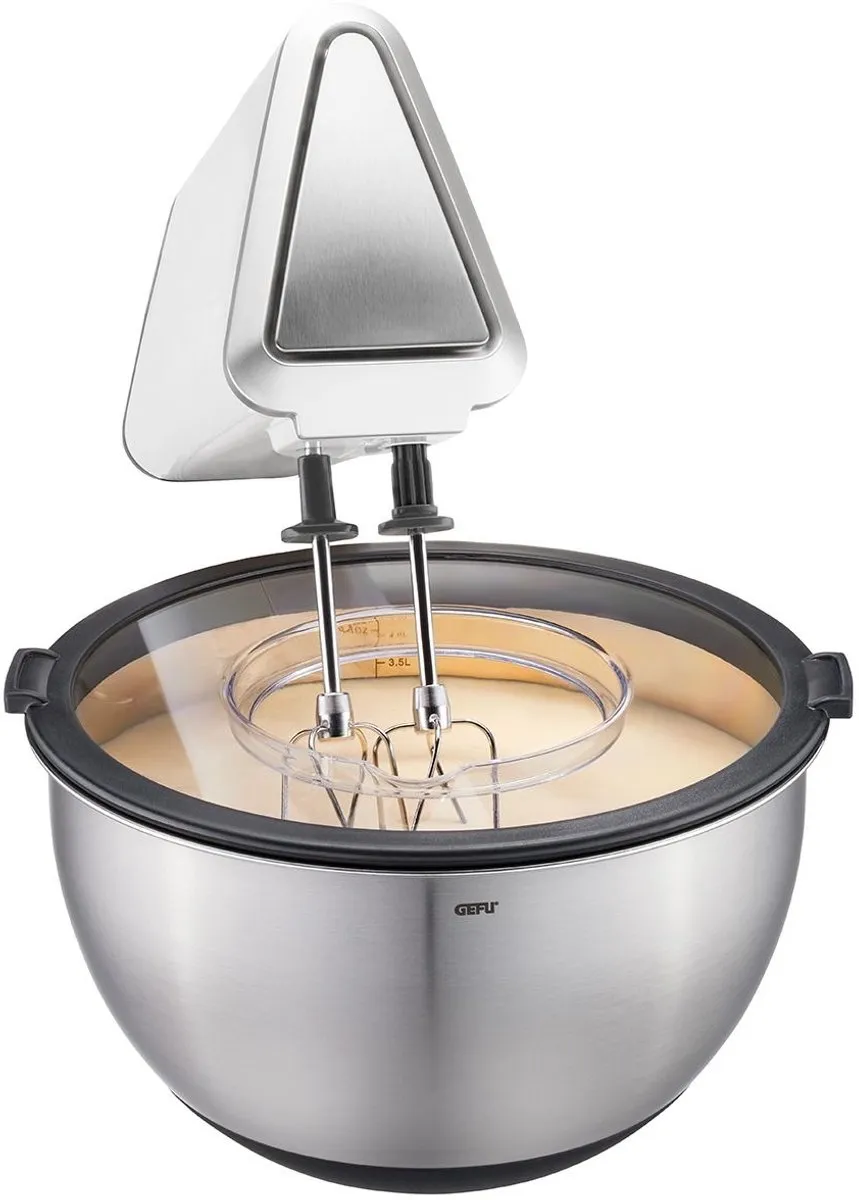 GEFU Muovo RVS Kommen Set 2 Stuks - Ø11cm - Zilver/Zwart - afbeelding 6 van 6