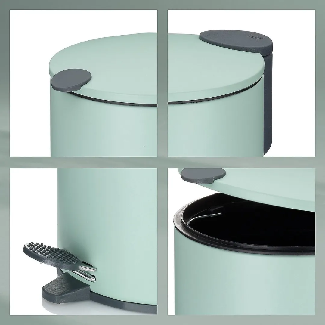 Pedaal Afvalemmer, 3 L, Salie Groen - Kela | Mats