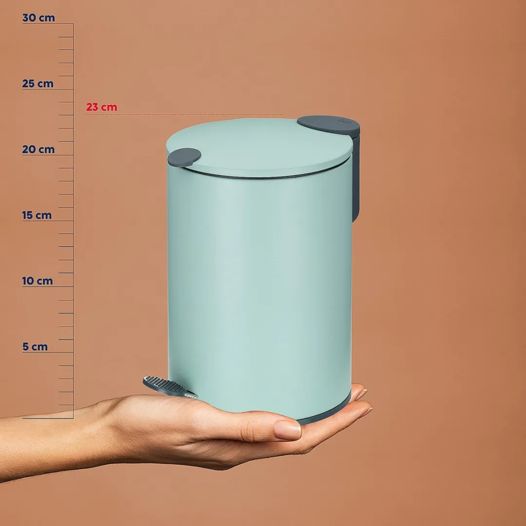 Pedaal Afvalemmer, 3 L, Salie Groen - Kela | Mats