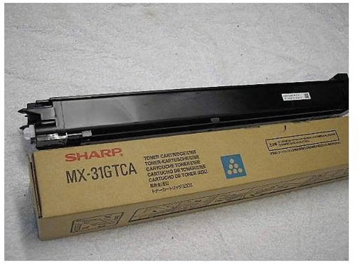 Sharp MX-31GTCA Tonercartridge - Cyaan - 15.000 pagina's