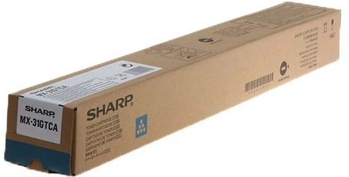 Sharp MX-31GTCA Tonercartridge - Cyaan - 15.000 pagina's