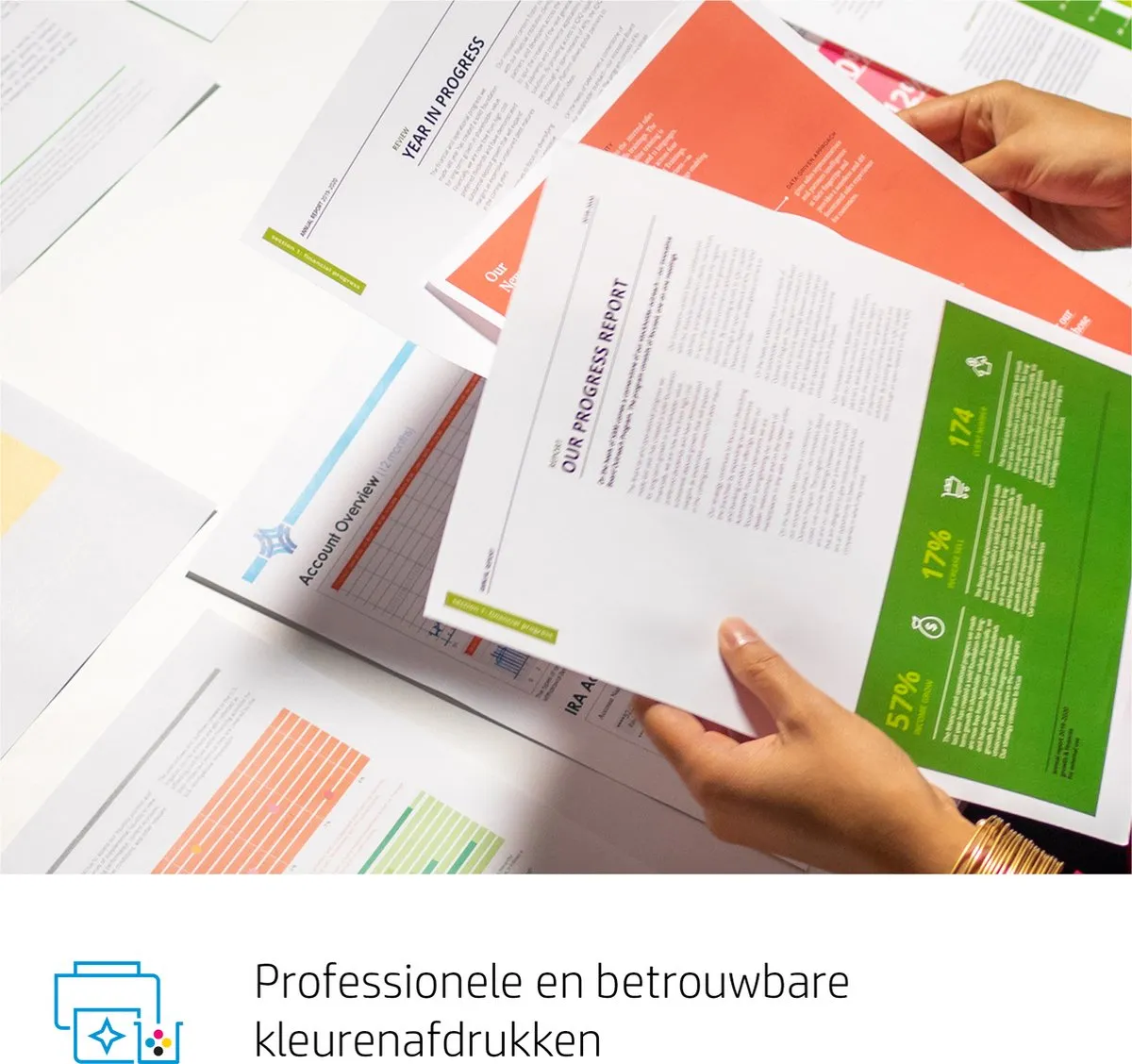HP Color LaserJet Pro MFP M282nw 7KW72A#B19 - Laserprinter Wit - afbeelding 4 van 6