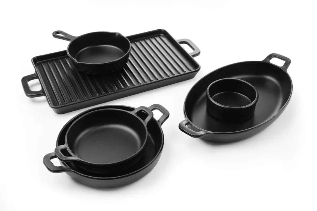 Hendi Mini Ovale Pan 564554 - 14cm - Zwart
