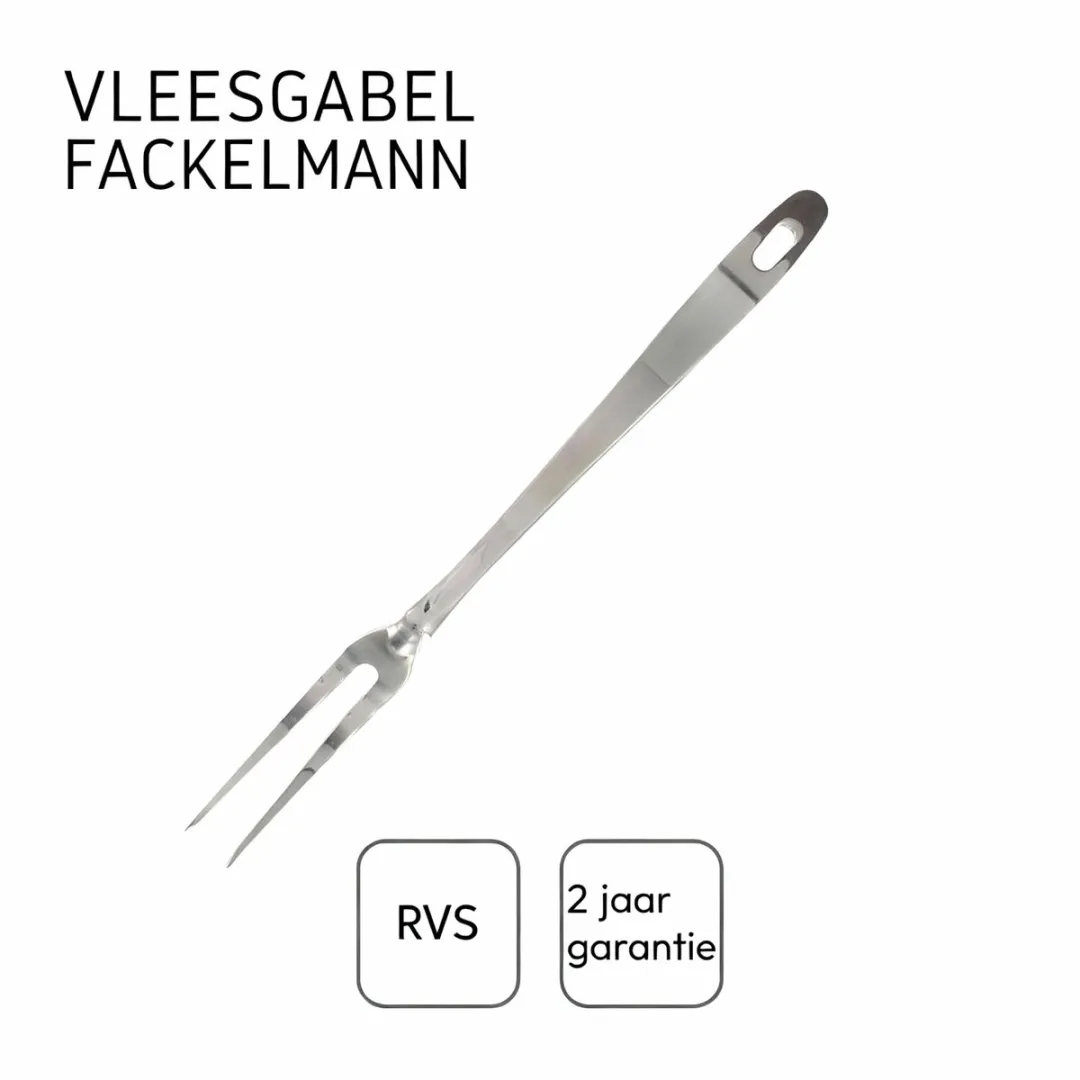 Fackelmann 40696 BBQ-vork - Roestvrij staal - 30,5cm