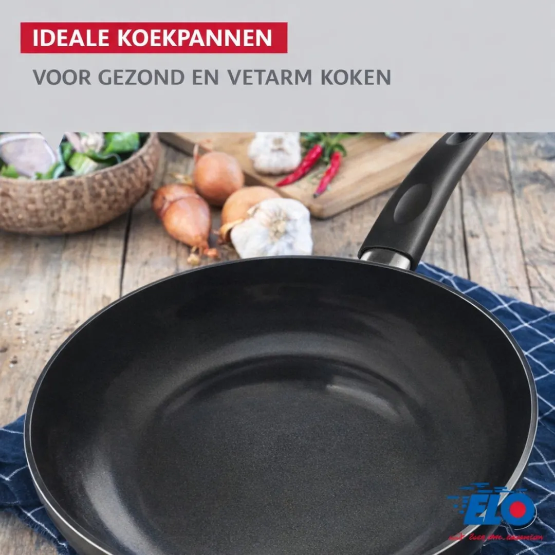Fackelmann Elo 9732550 Keukenset - 5-delig - Inductie - Zwart