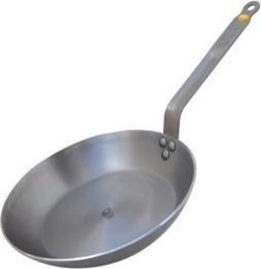 DeBuyer Carbone Plus Koekenpan 30cm - Plaatstaal - Zilver