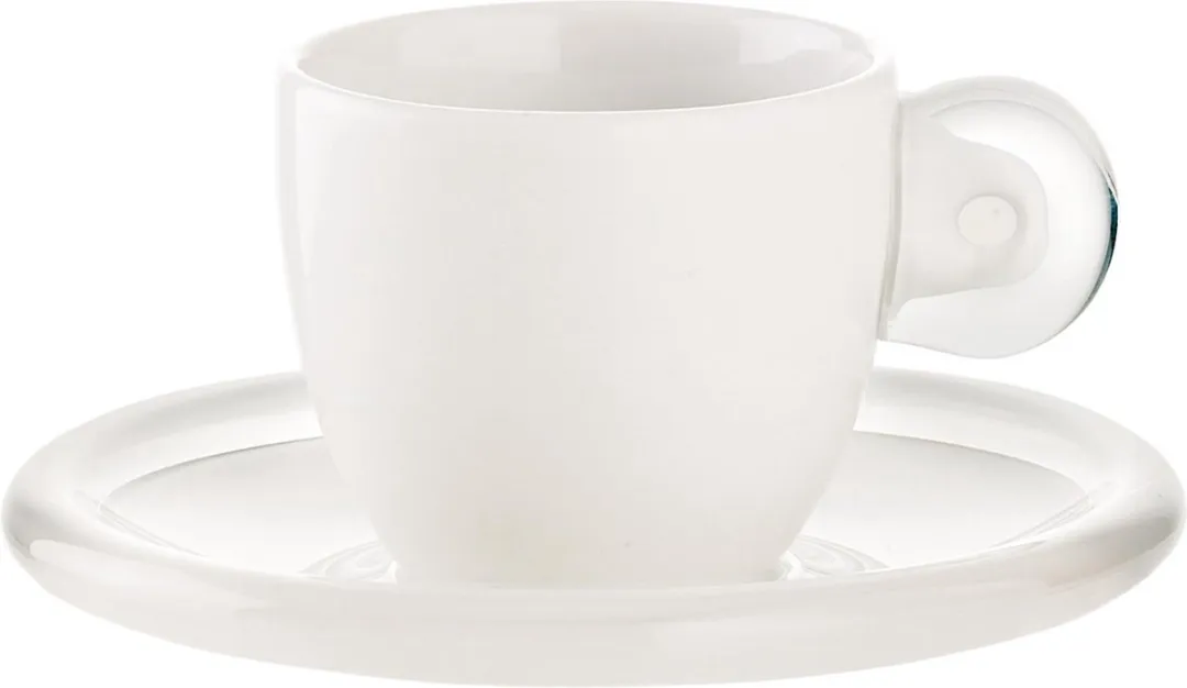 Guzzini Gocce Espressokop & Schotel Set