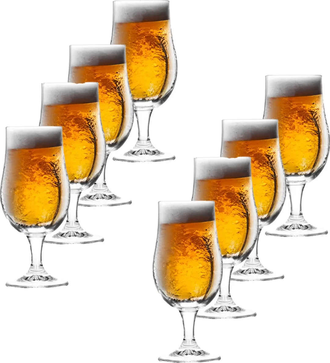 Excellent Houseware Bierglazen op voet