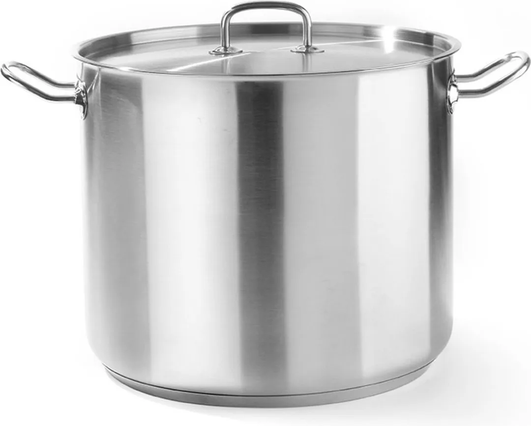 HENDI Hoge Kookpan 21L - Inductiegeschikt Ø32cm Grijs