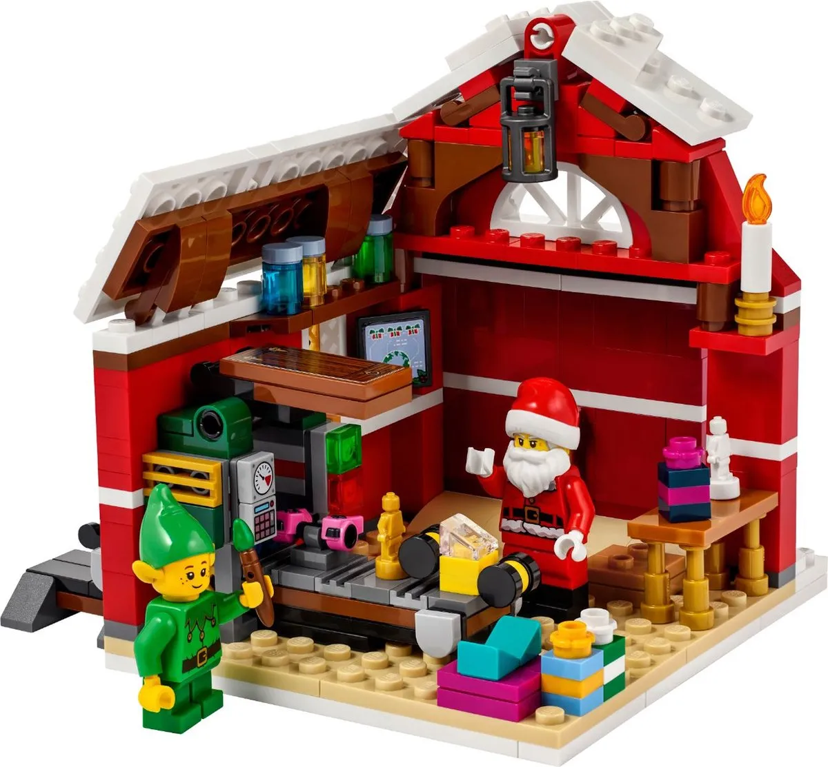 LEGO Werkplaats van de Kerstman 40565 - Bouwset
