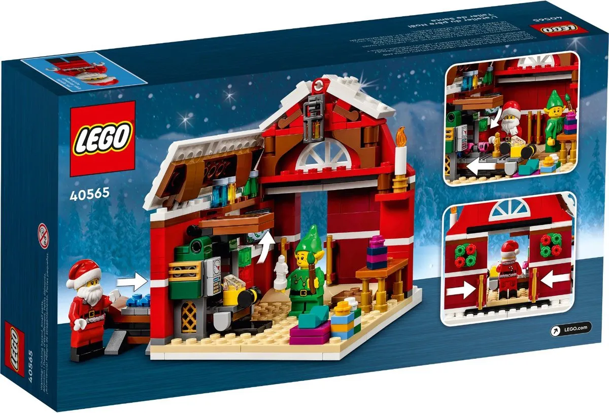 LEGO Werkplaats van de Kerstman 40565 - Bouwset