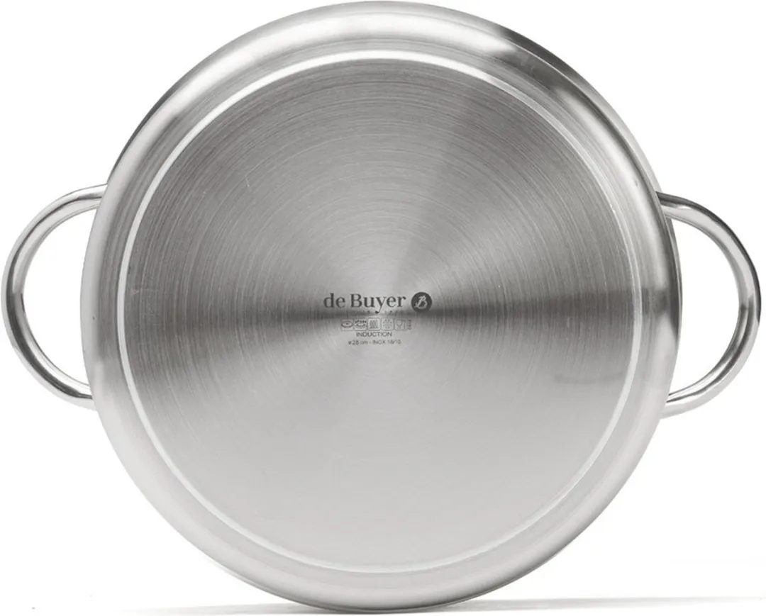 DeBuyer Prim'Appety Kookpan 28cm - RVS