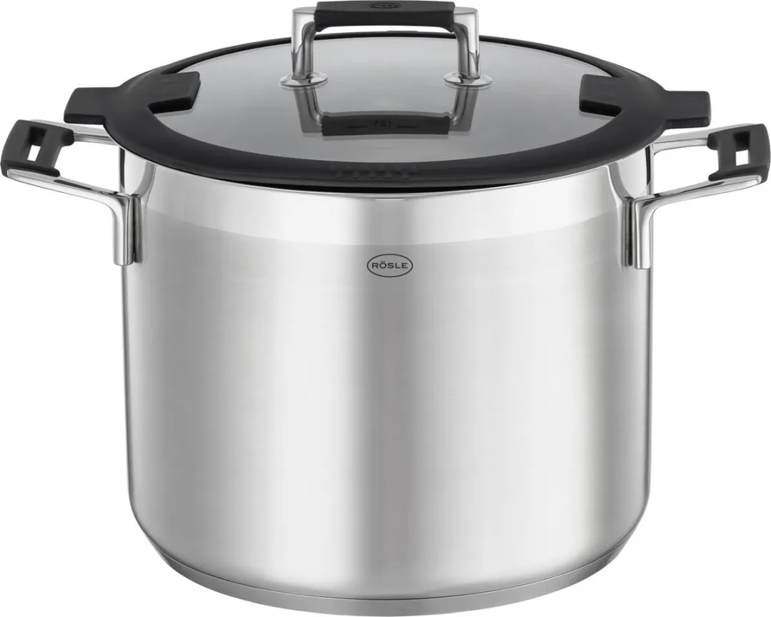 Rösle Silence Pro Kookpan 24cm - 8L - Zilver