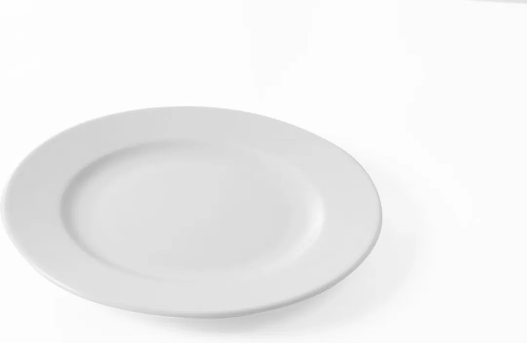Hendi Plat Bord ⌀27 cm - Hotelporselein Wit