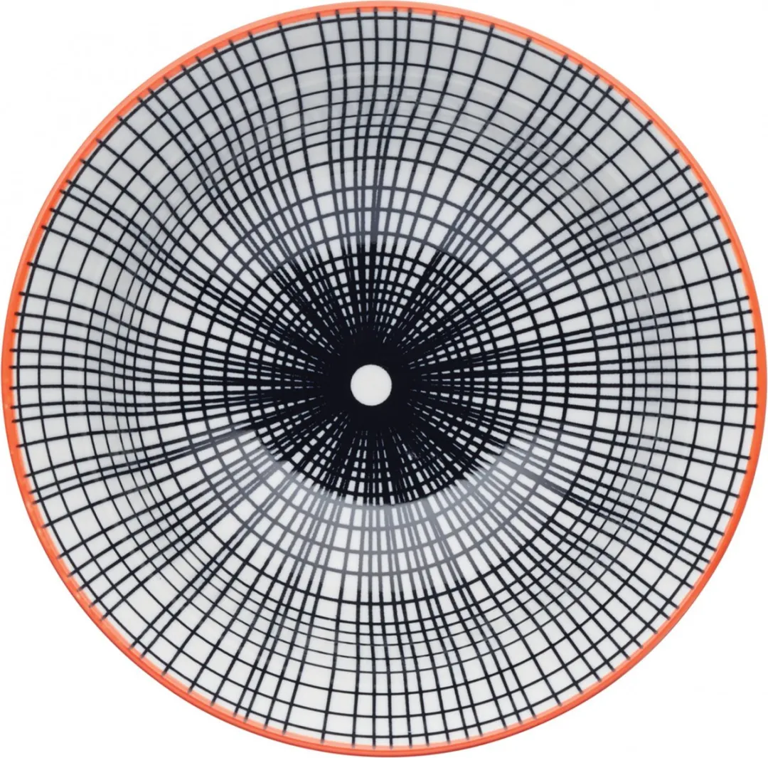 KitchenCraft Kom Tile 15,7cm Keramiek - Zwart