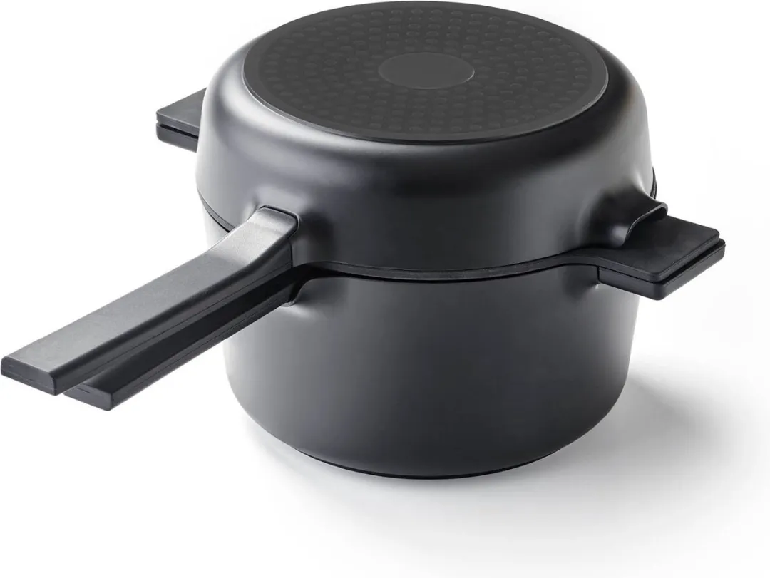 Brabantia Compact All-in-one Pannenset 102098 - 3-delig - Zwart