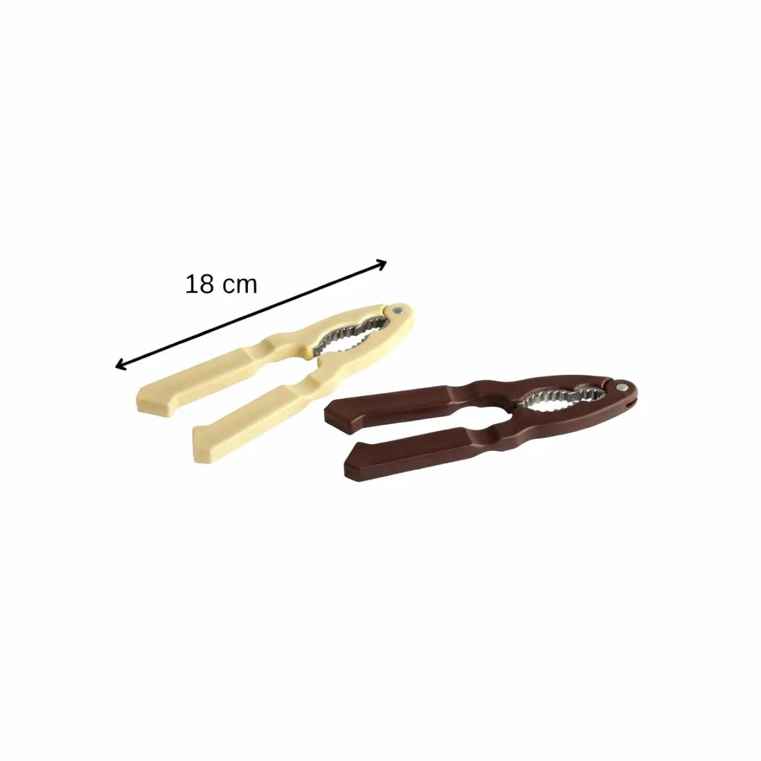 Fackelmann Notenkraker & Schaaldierenkraker - Plastic/Aluminium - Bruin/Beige
